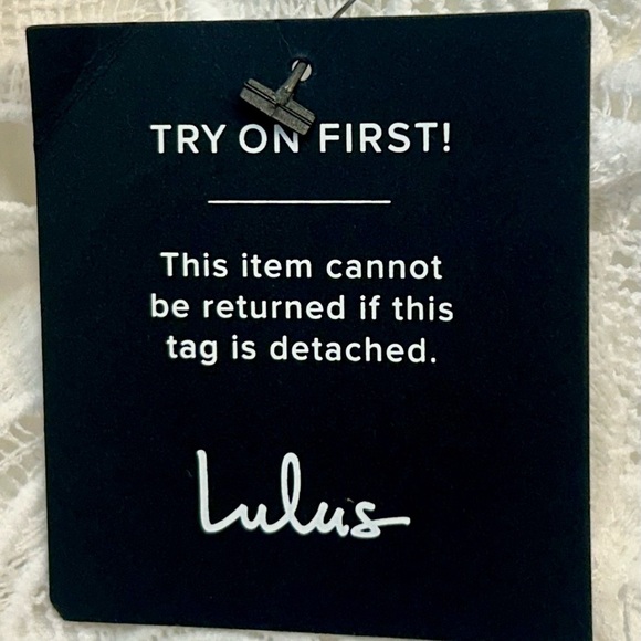 NWT Lulus Divine Beauty White Lace Midi Dress With Pockets, Size Large - Picture 13 of 14